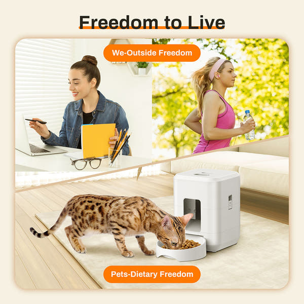 Pet Smart Feeder Pro For Cat & Dog 2L with WIFI Timing