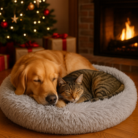 Cat & Dog Donut Bed for Ultimate Stress Relief and Comfort for your Companion