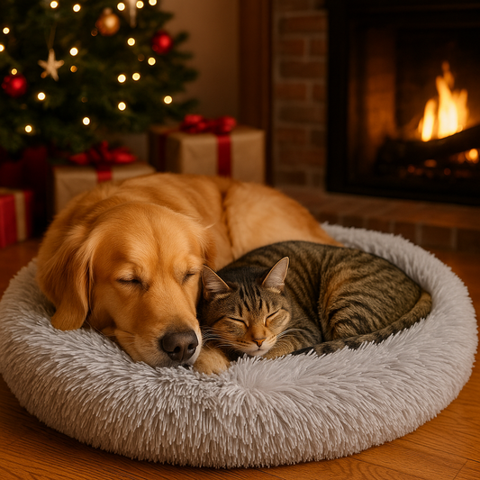 Cat & Dog Donut Bed for Ultimate Stress Relief and Comfort for your Companion