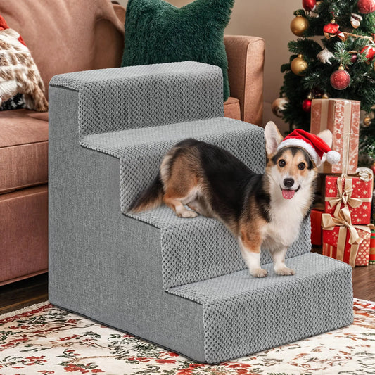 4 - Tier Dog/ Cat Steps for Bed and Couches 20"